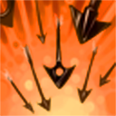 Rain of Arrows spell icon — Arcane Quest Legends