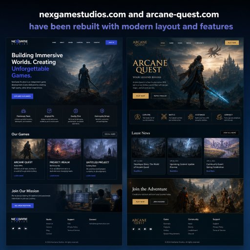 The New Arcane Quest Website Is Now Live
